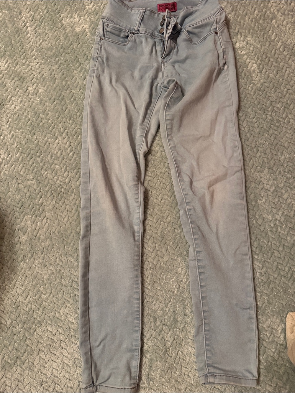 Wax Jean Women’s Light Gray Skinny Jeans
